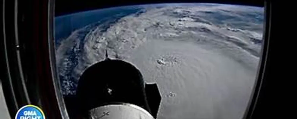 ISS View of Hurricane Milton cover